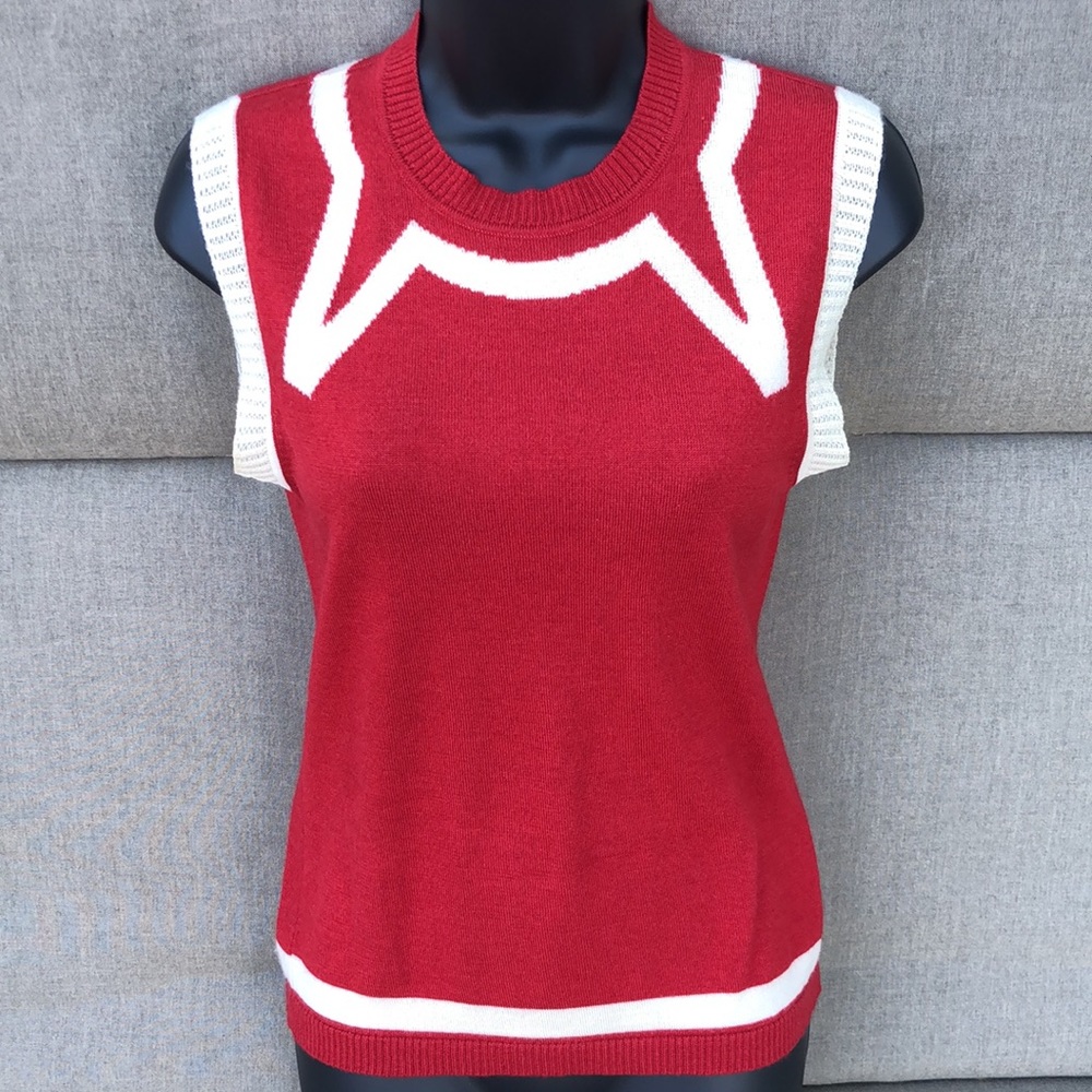 CAROLINA HERERRA Cashmere & Silk Sweater Knit Top/Vest